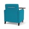 Lesro Siena Lounge Reception Guest Chair W/ Swivel Tablet, 27 in W 29.5 in L 32.5 in H SN1101 - alternate 3